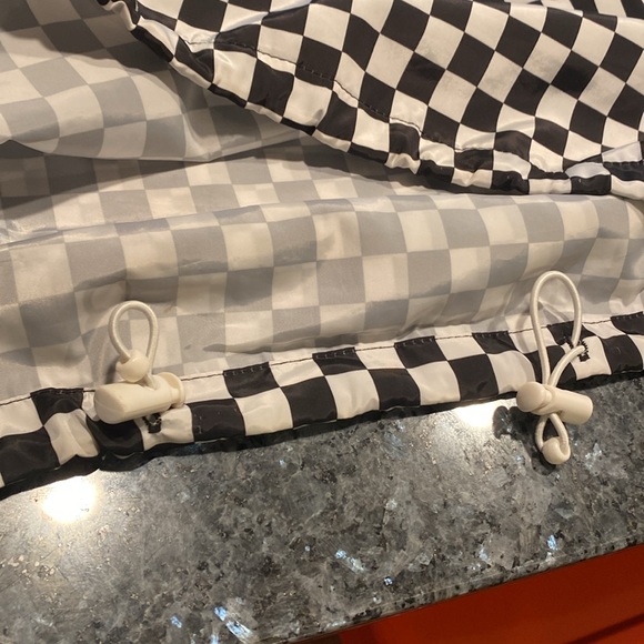 Beautiful Giant jacket 80’s checkerboard black and white pockets quarter zip - Picture 6 of 8